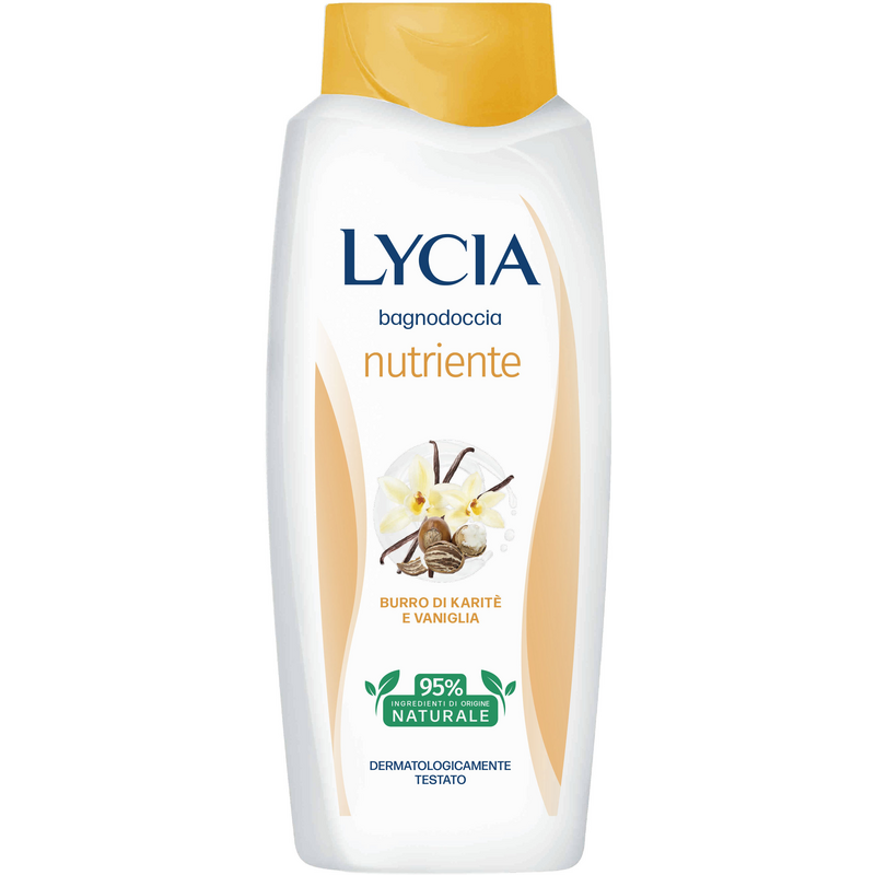Lycia Bagnodoccia Nutriente Burro di Karité e Vaniglia hranjivi gel za tuširanje shea butter i vanilija 95% prirodnih sastojaka dermatološki testiran (600ml)