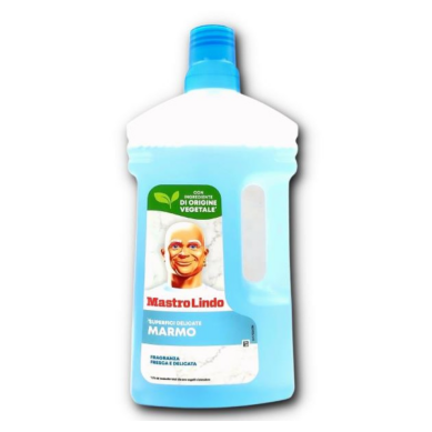 Mastro Lindo Detergente Superfici Delicate Marmo Fragranza Fresca e Delicata con Ingredienti di Origine Vegetale (930ml)