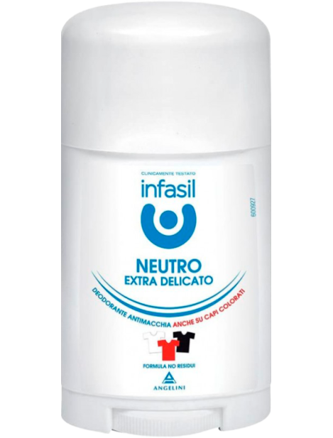 Infasil Neutro Extra Delicato Deo Stick dezodorans antimrlja i na obojenim tkaninama formula no residui klinički testiran (40ml)