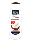 Neutro Derma Latte di Cocco Bagnoschiuma Idratante hidratantna pjena za kupanje kokosovo mlijeko 0% parabena hipoalergenski per una pelle più morbida (500ml + 250ml Omaggio)