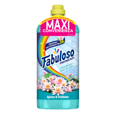 Fabuloso Pavimenti Freschezza Fiori di Loto Igiene & Profumo Profumo Più Intenso per 24h (1.25L)