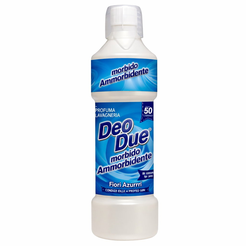 Deo Due Morbido Ammorbidente Fiori Azzurri Profuma Biancheria (50 pranja)
