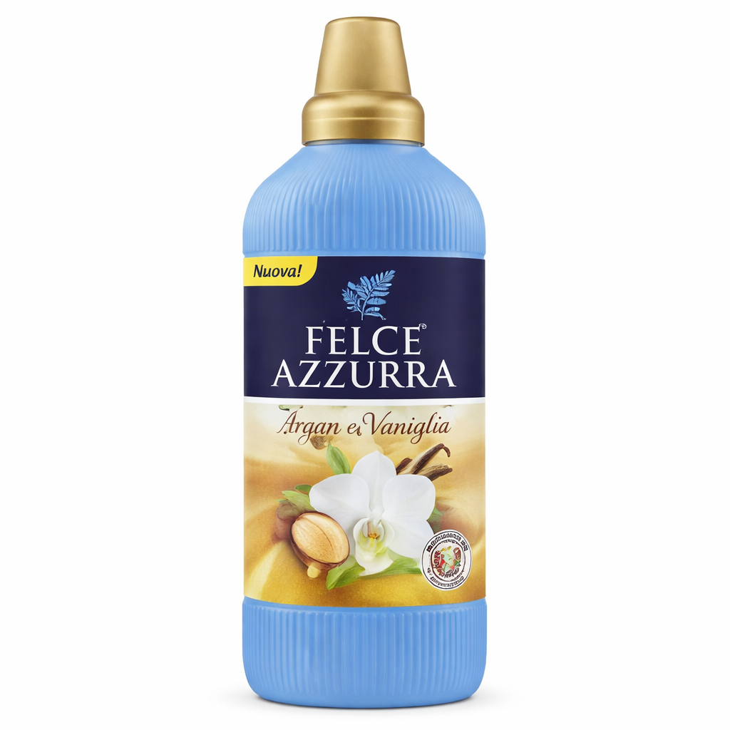 Felce Azzurra Ammorbidente Concentrato Argan e Vaniglia Profumo Fino a 10 Settimane (24 pranja)