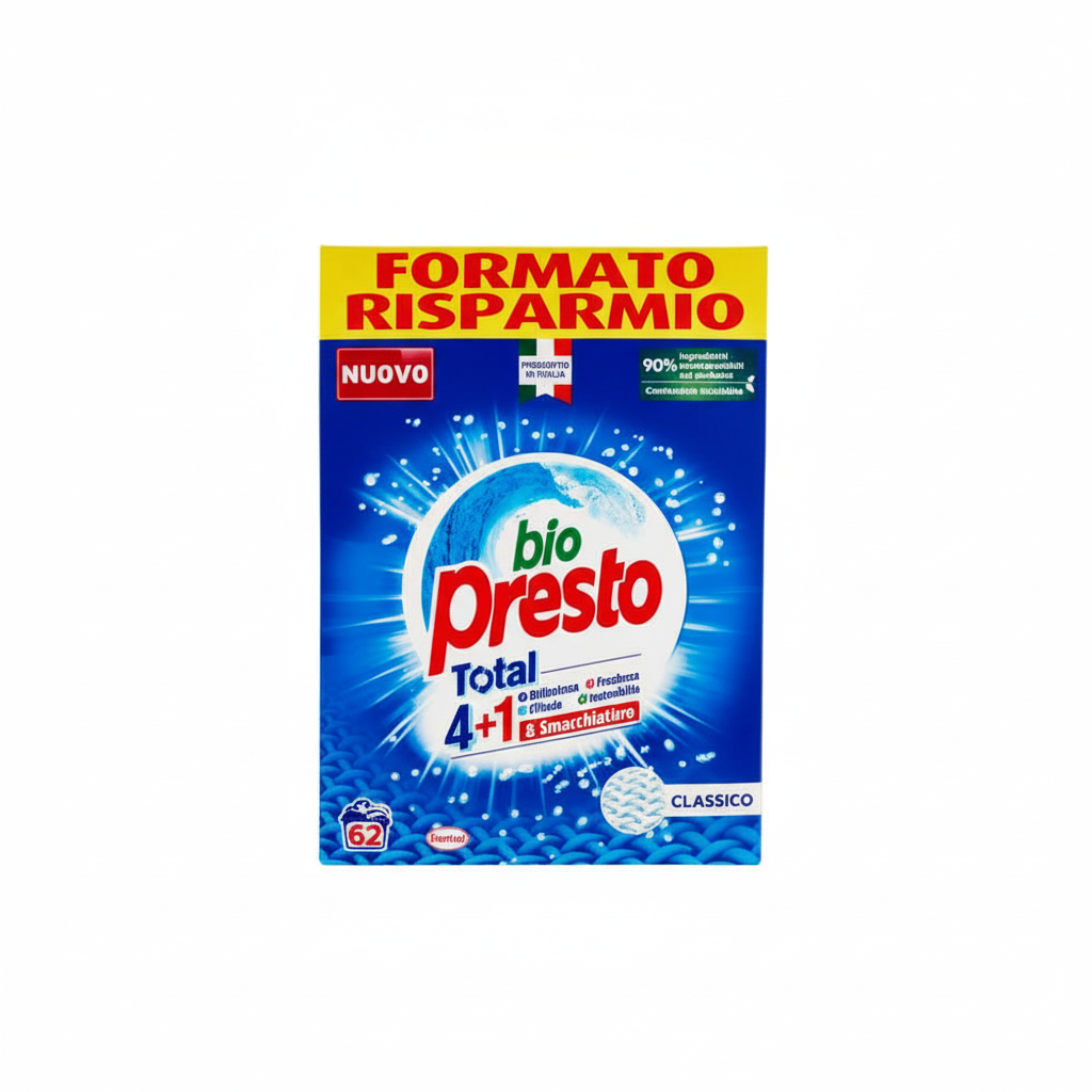 Bio Presto Total 4+1 Classico Formato Risparmio (52 pranja)