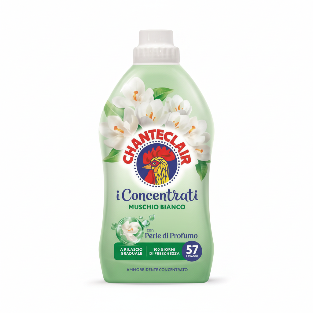 Chanteclair i Concentrati Ammorbidente Muschio Bianco con Perle di Profumo (57 pranja)