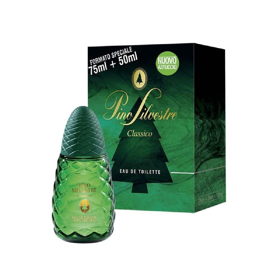 Pino Silvestre Classico Eau de Toilette kultni muški parfem svježe drvene note formato speciale novo pakovanje (75ml + 50ml)