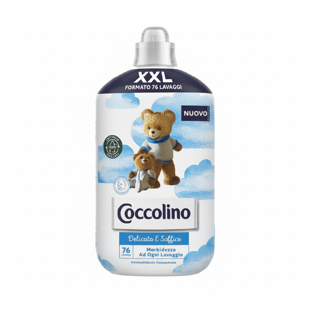Coccolino Ammorbidente concetrat Delicato e Soffice Morbidezza Ad Ogni Lavaggio XXL (76 pranja)