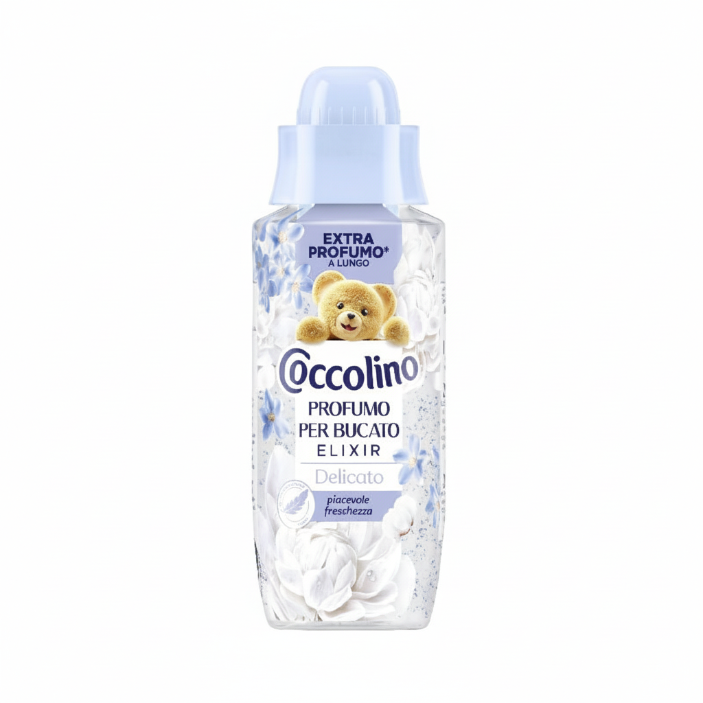 Coccolino Profumo per Bucato Elixir Delicato Piacevole Freschezza Extra Profumo (25 pranja)