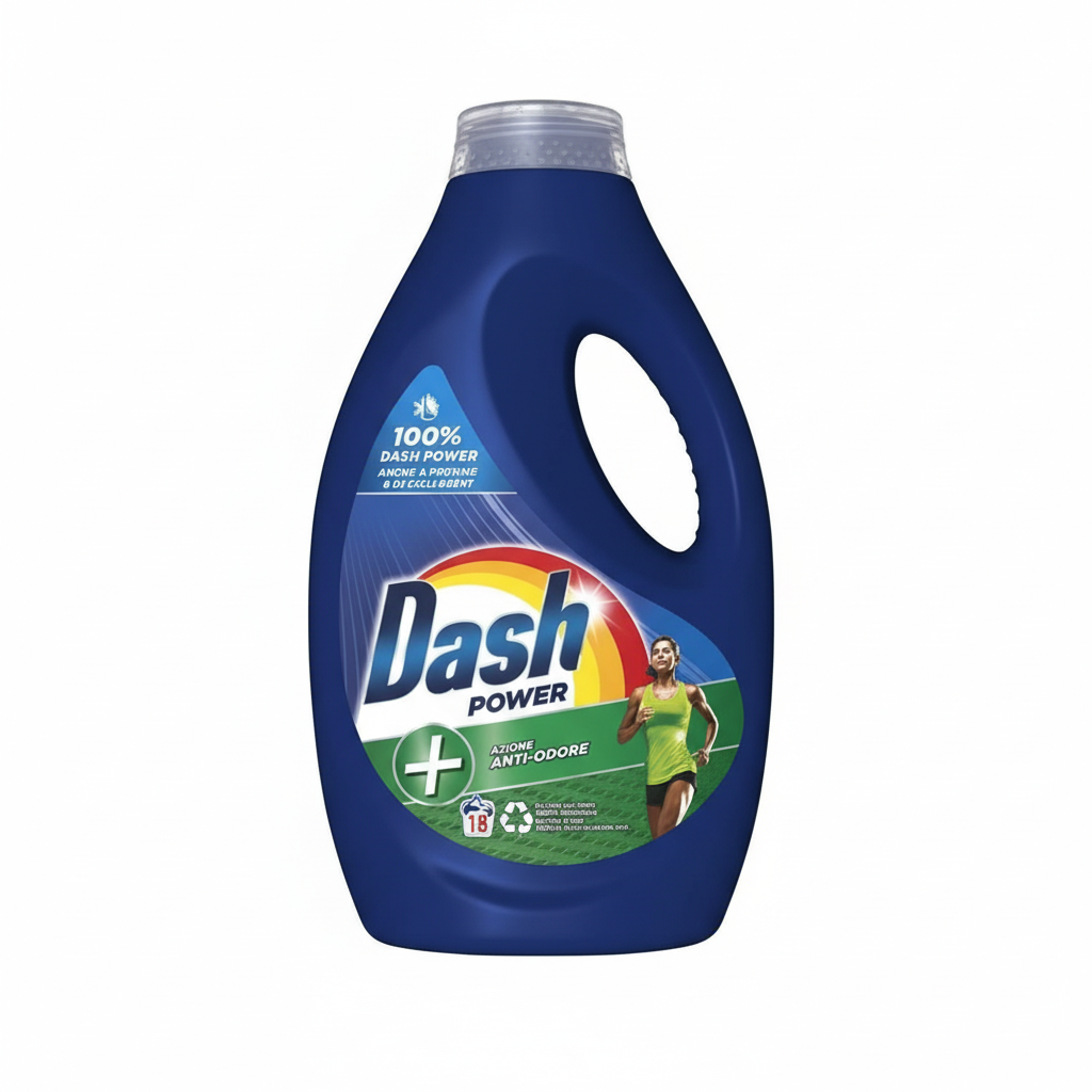 Dash Power Anti-Odor – Tečni deterdžent (18 pranja)