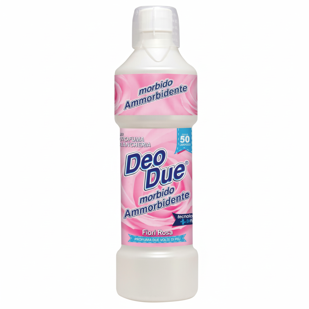 Deo Due Ammorbidente Morbido Fiori Rosa Profuma Vantoneria (50 pranja)