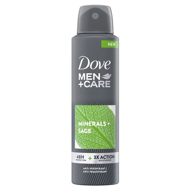 Dove Men+Care Minerals + Sage Deo Spray anti-perspirant za muškarce minerali i žalfija 48h zaštita 3x action hidratacija novo (150ml)