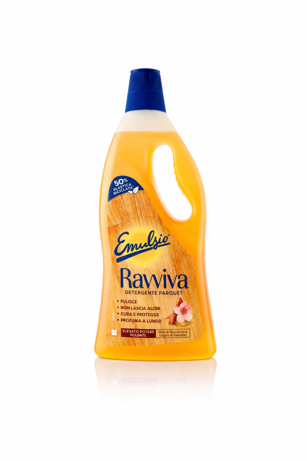 Emulsio Ravviva Detergente Parquet Olio di Mandorla e Legno di Sandalo (750ml)