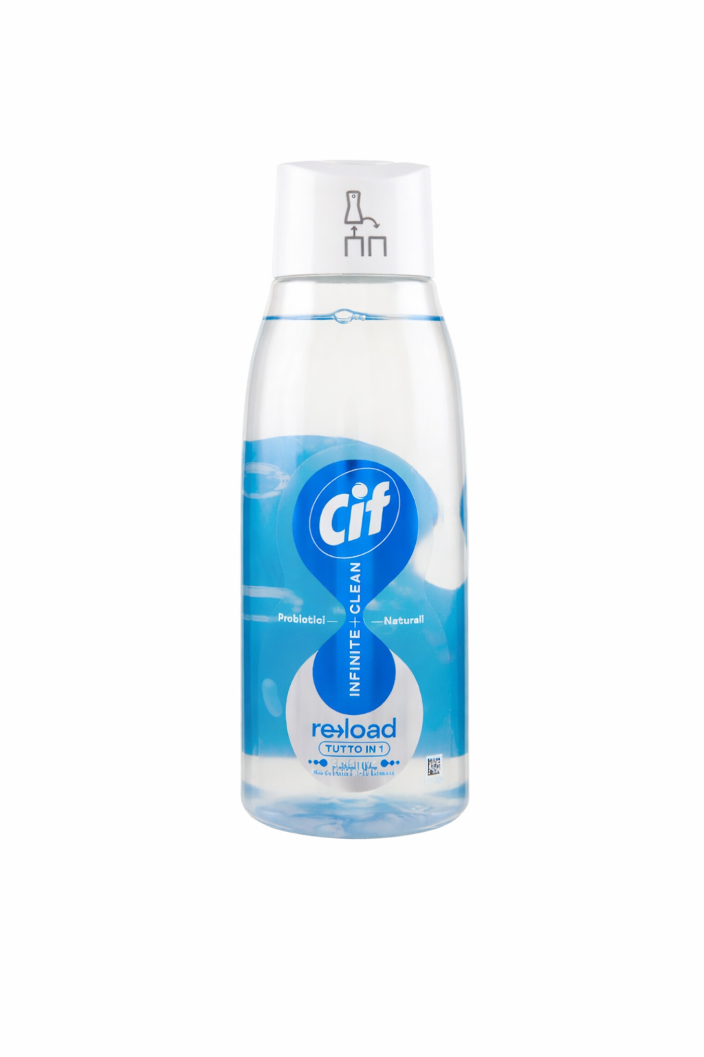 Cif Infinite Clean Reload Ricarica Tutti in 1 Sensitive Fiori di Loto e Sali Minerali (590ml)