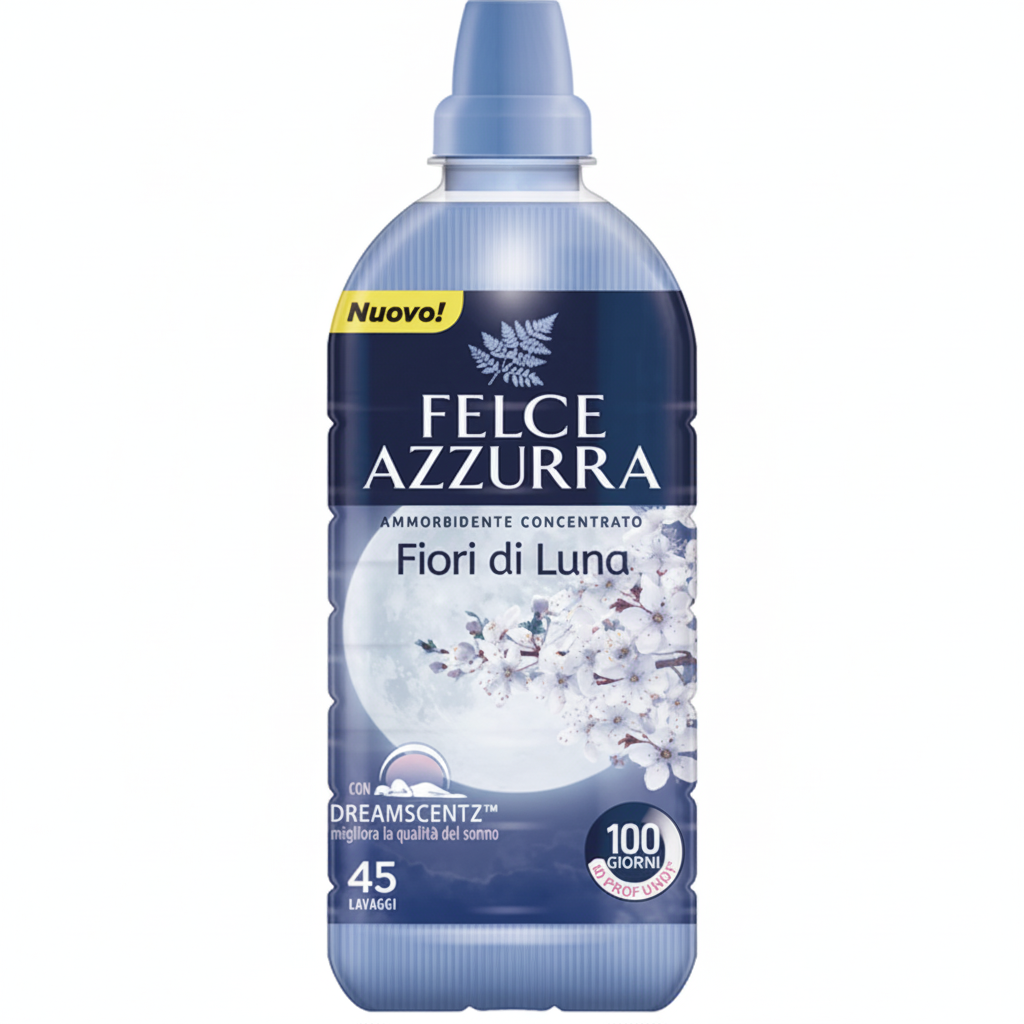 Felce Azzurra Ammorbidente Concentrato Fiori di Luna 100 Giorni di Profumo (45 pranja)