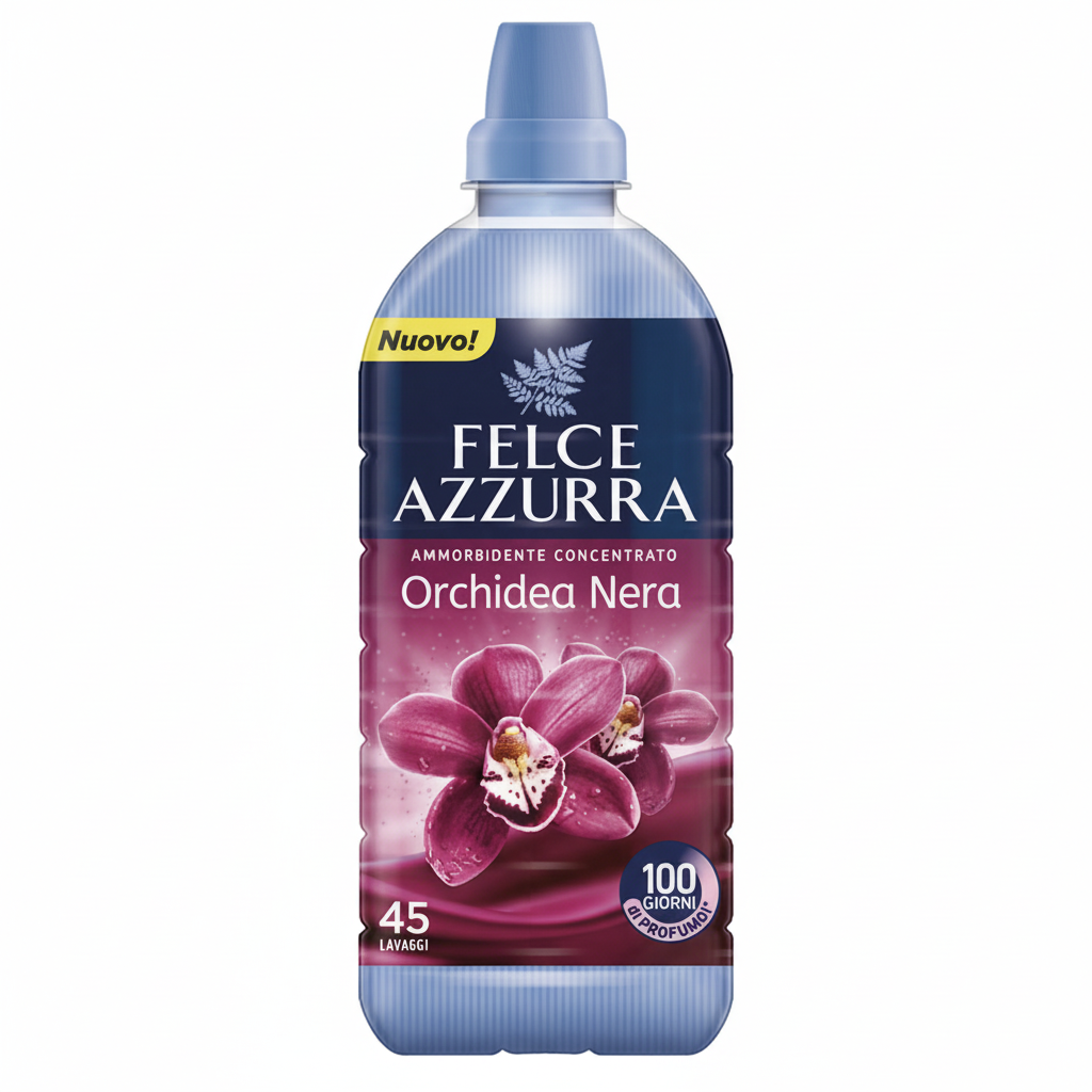 Felce Azzurra Ammorbidente Concentrato Orchidea Nera 100 Giorni di Profumo (45 pranja)
