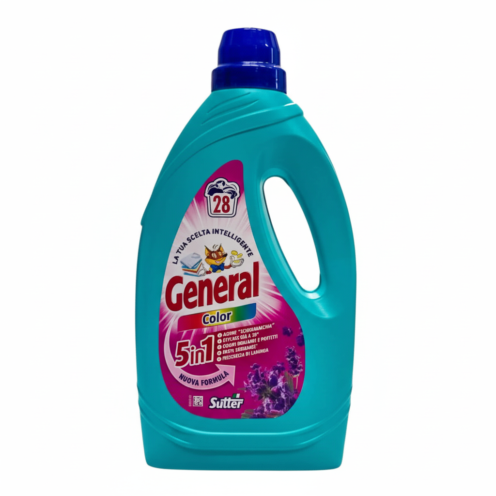 General Color 5in1 Detersivo Liquido Lavanda (28 pranja)