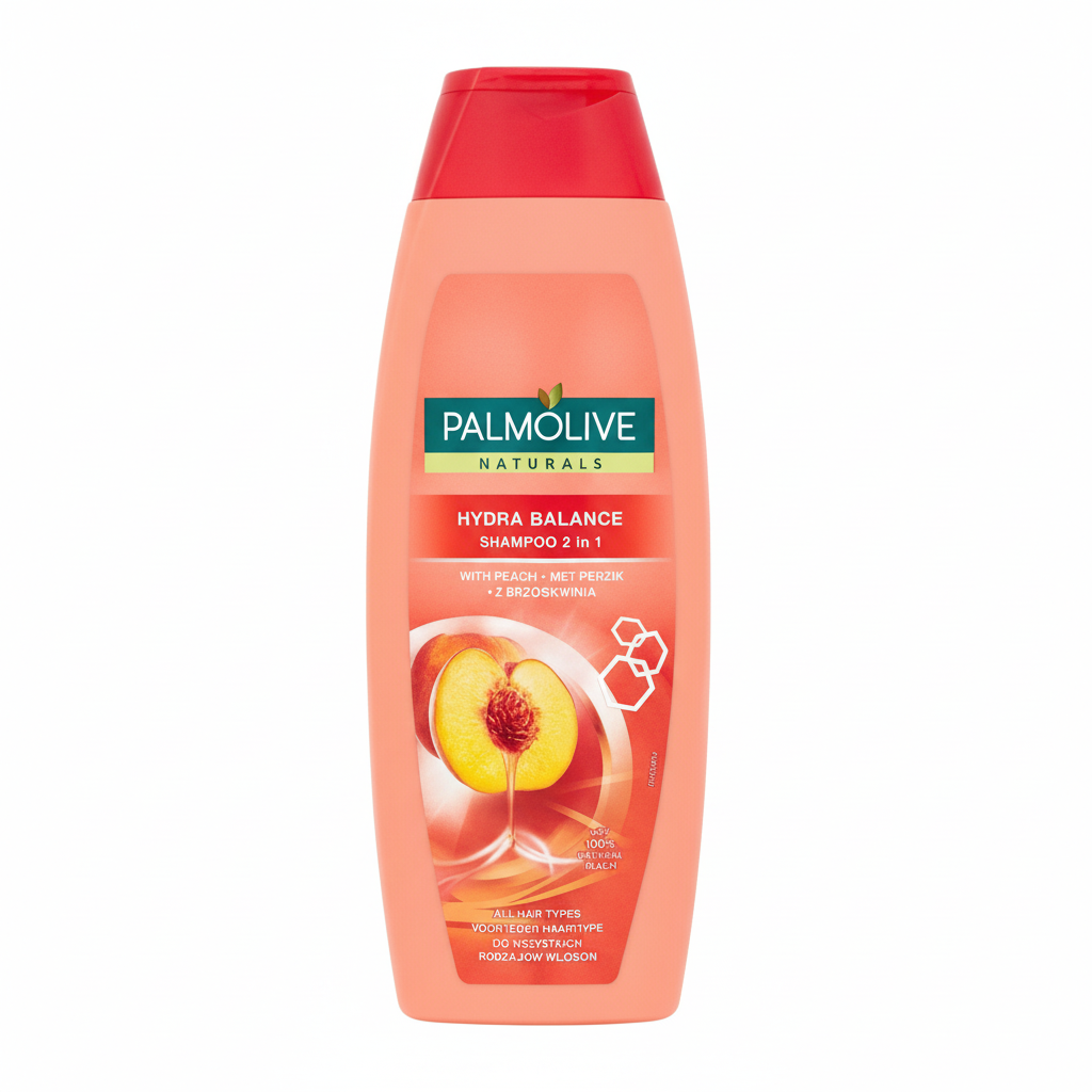 Palmolive Naturals Hydra Balance Shampoo 2in1 sa Breskvom i Hidratantnim Mlijekom Vlažnost i Ravnoteža za Normalnu Kosu (350ml)