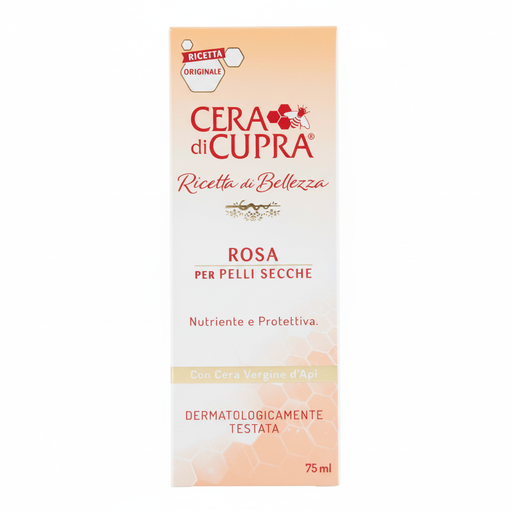 Cera di Cupra Rosa Ricetta di Bellezza krema za suhu kožu lica sa pčelinjim voskom hranljiva i zaštitna (75ml)