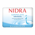 Nidra Saponelatte Idratante Bar Soap Moisturizing Milk Bar Soap con Proteine del Latte Made in Italy (100g)