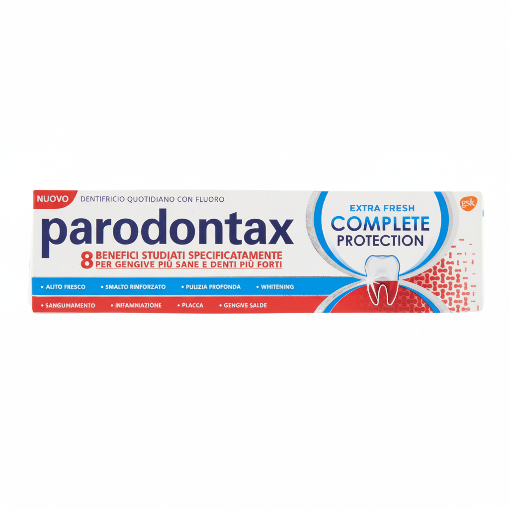 Parodontax Extra Fresh Complete Protection pasta za zube sa fluorom 8 benefita za zdrave desni i jake zube (75ml)