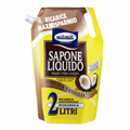 Mil Mil Sapone Liquido Cocco & Vaniglia Ricarica Maxirisparmio Mani Viso Corpo Sweet Touch Ecologica (2L)