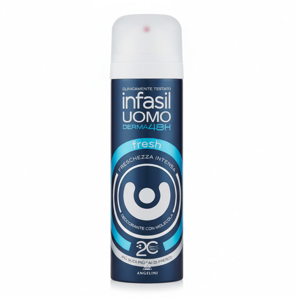 Infasil Uomo Derma 48H Fresh Deo Spray dezodorans za muškarce intenzivna svježina sa molekulom 48h zaštita (150ml)
