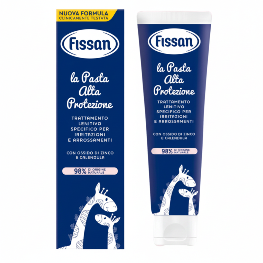Fissan Pasta Alta Protezione krema za iritacije i opekotine sa cinkovim oksidom i nevenom 98% prirodnih sastojaka (100ml)