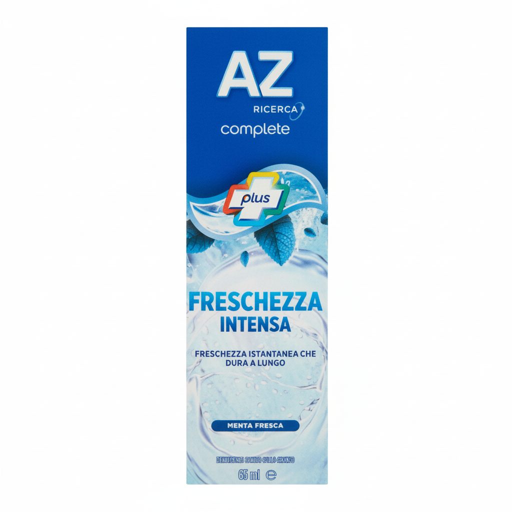 AZ Complete Plus Freschezza Intensa pasta za zube intenzivna svježina menta fresca dugotrajući svjež dah (65ml)