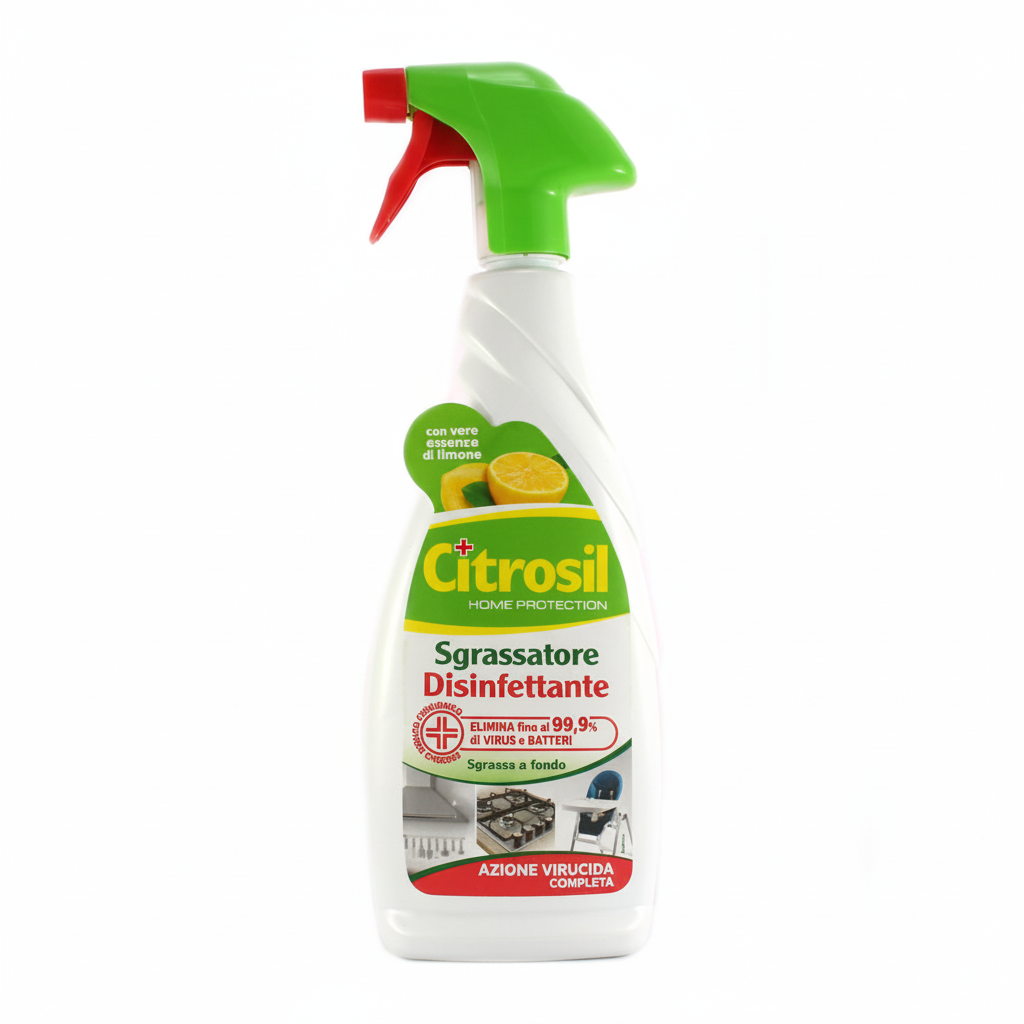Citrosil Home Protection Sgrassatore Disinfettante Elimina fino al 99,9% di Virus e Batteri Azione Virucida Completa (650ml)