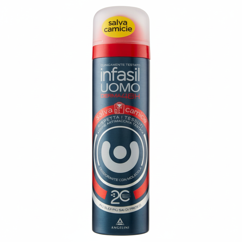 Infasil Uomo Deo Spray Salva Camicie dezodorans za muškarce štiti košulje od mrlja antimacchia 72h (150ml)
