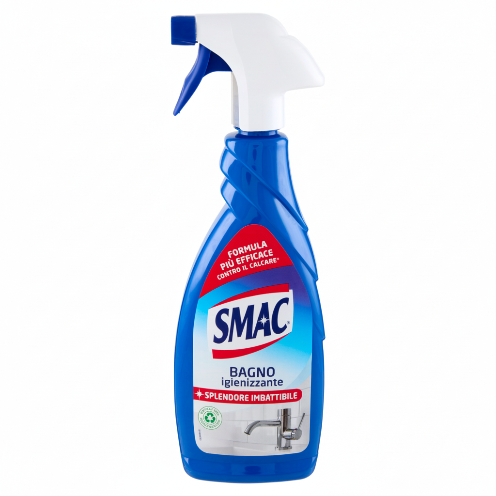 Smac Bagno Igienizzante Formula Più Efficace Contro il Calcare Splendore Imbattibile (650ml)