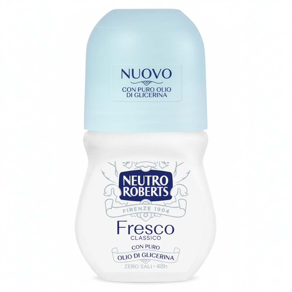 Neutro Roberts Fresco Roll-On dezodorans sa čistim uljem glicerina 48h zaštita 0% alkohola (50ml)