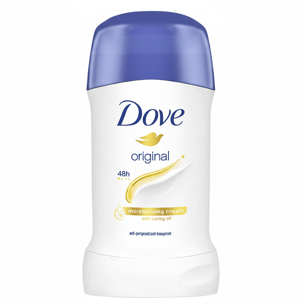 Dove Original Stick Deodorant dezodorans u stiku sa 1/4 hidratantne kreme 48h zaštita meka koža (40ml)