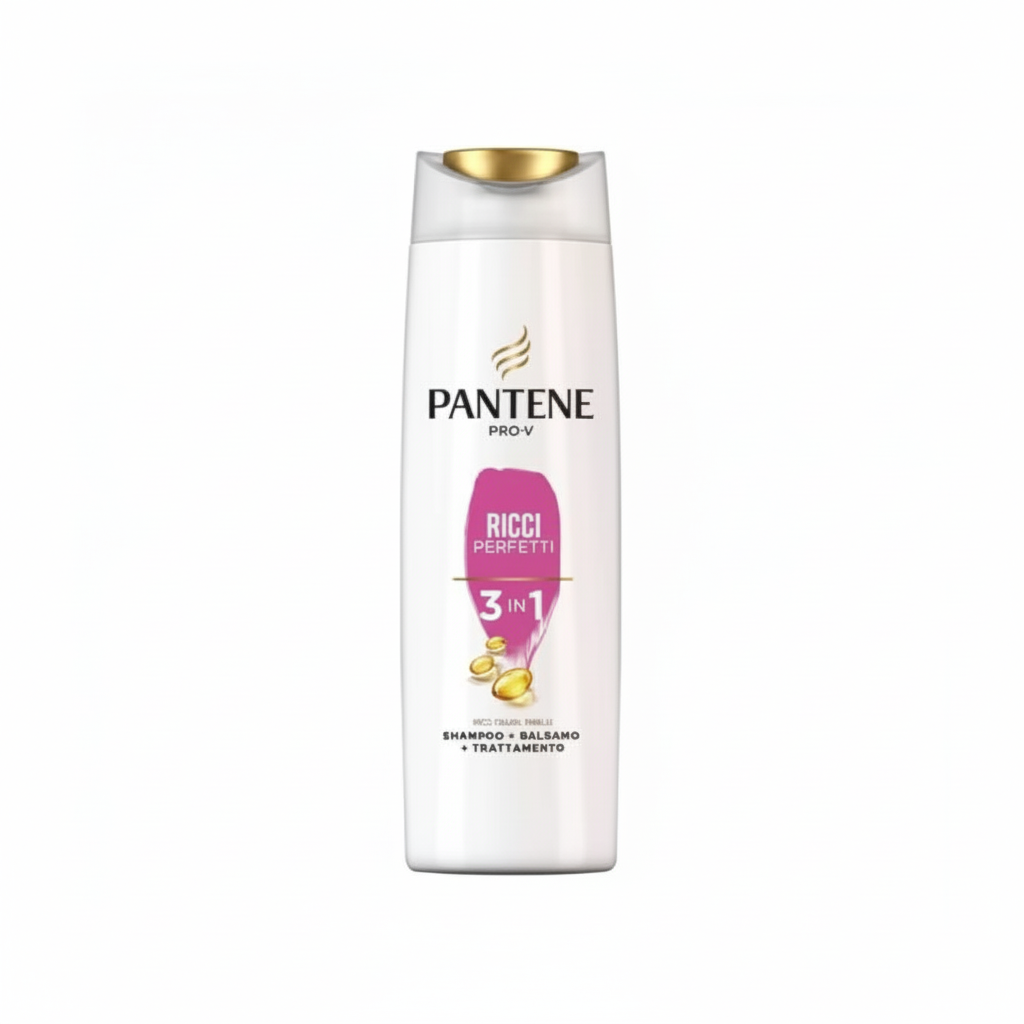 Pantene Pro-V Ricci Perfetti 3in1 Shampoo + Balsamo + Trattamento per Capelli Ricci Definiti e Morbidi (225ml)