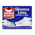 Omino Bianco Sbianca Lana Cotone e Seta 5 Fogli Smacchia e Ridona Brillantezza ai Capi Bianchi Prima e Dopo il Lavaggio Made in Italy