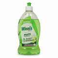 Winni's Naturel Piatti Concentrato Lime e Fiori di Melo con Sgrassanti Naturali da Biofermentazione 100% Vegetali Biodegradabili (500ml)