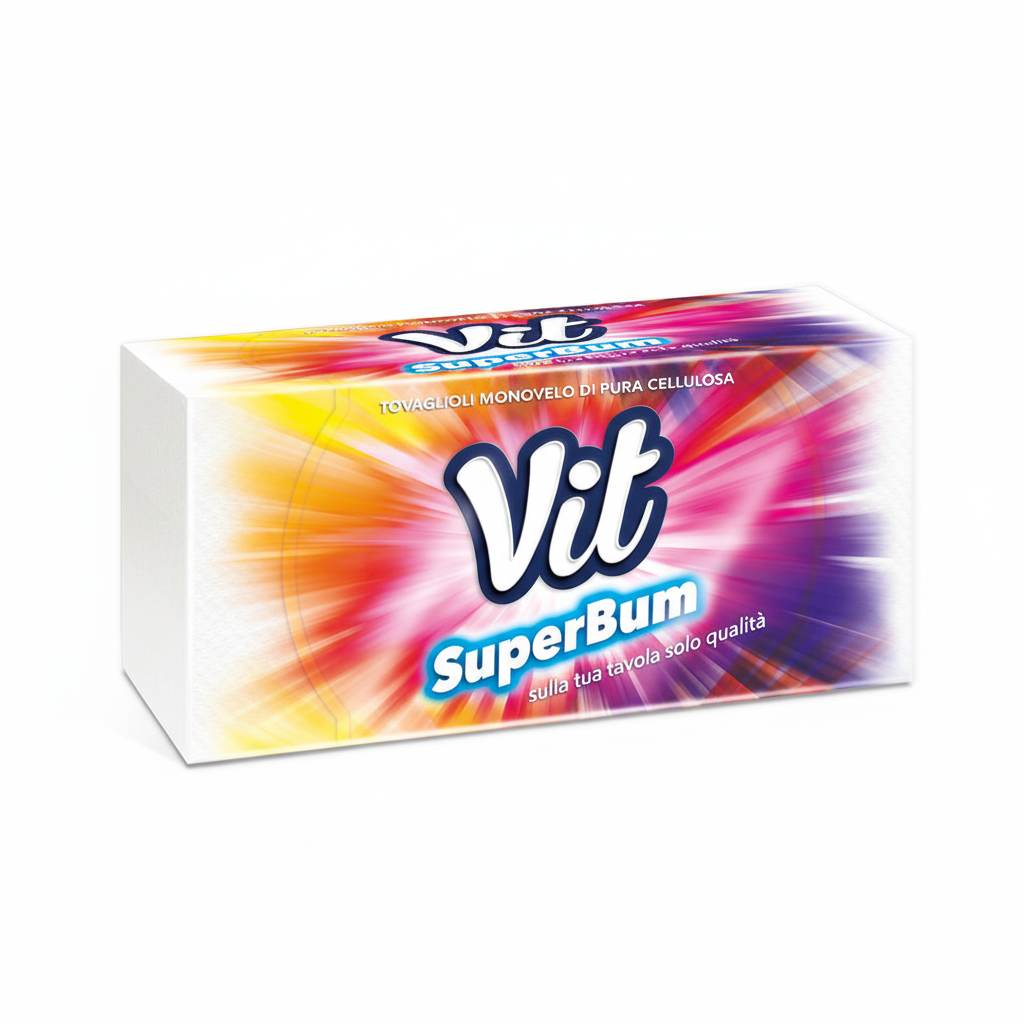 Vit SuperBum Tovaglioli Monovelo salvete od čiste celuloze 1 sloj kvalitetne meke ekonomične (150 komada)