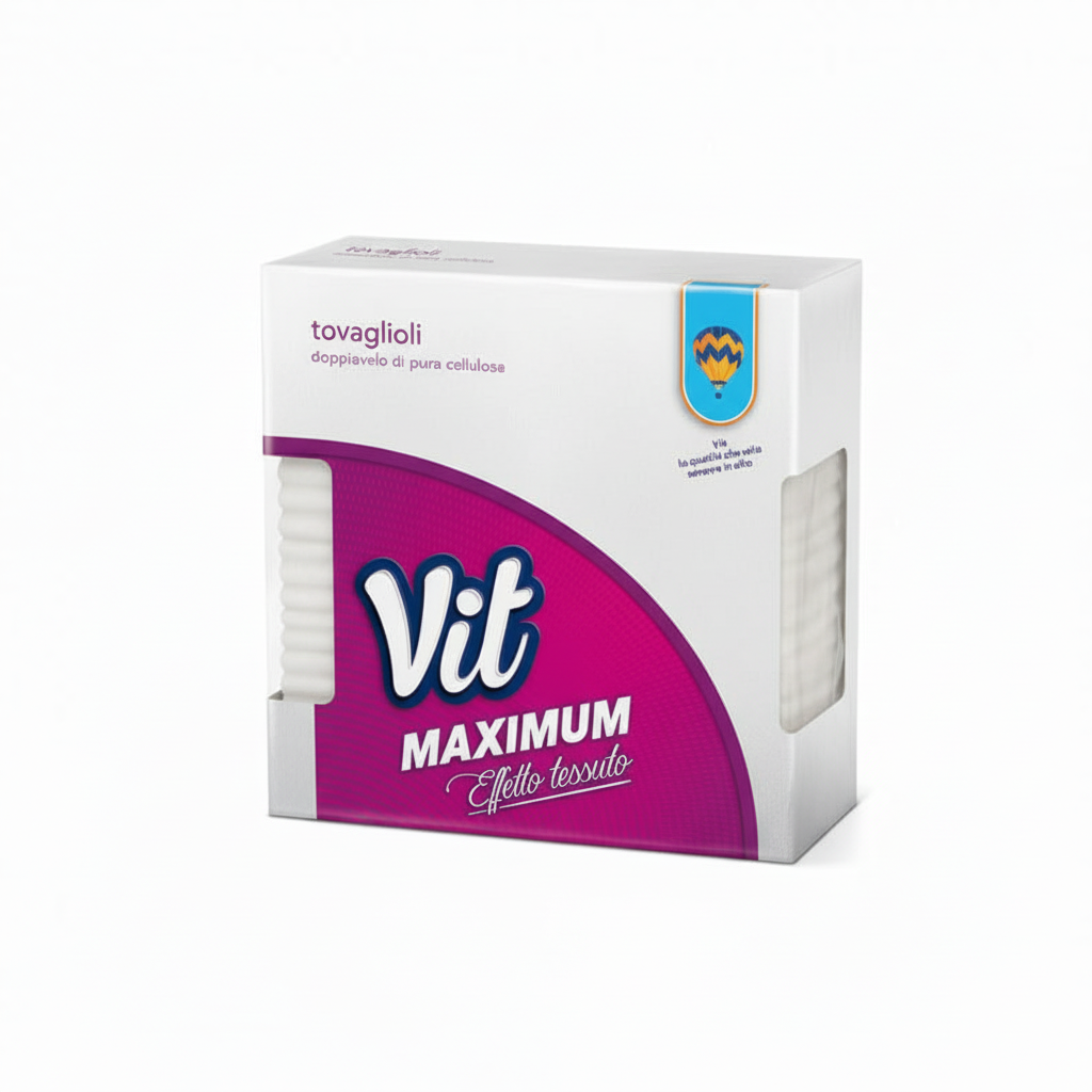 Vit Maximum Effetto Tessuto Tovaglioli salvete 2 sloja 38x38cm efekat tkanine super upijajuće elegantne (50 komada)