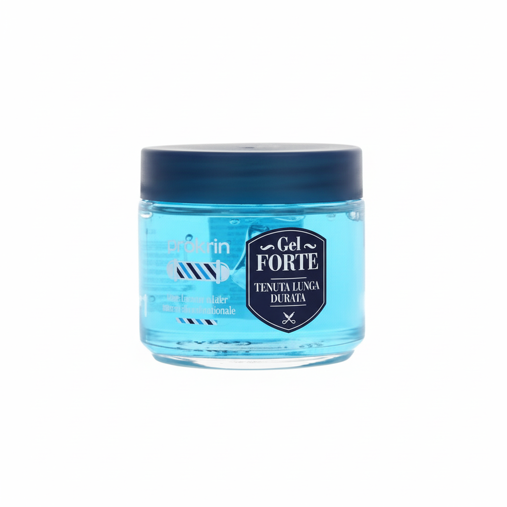 Prokrin Gel Forte Tenuta Lunga Durata Non Lascia Residui Potere Professionale per Styling Capelli (500ml)