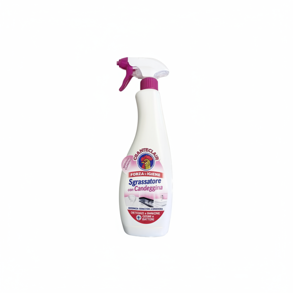 Chanteclair Forza & Igiene Sgrassatore con Candeggina Igienizza Smacchia e Deodora Deterge e Rimuove Germi e Batteri (625ml)