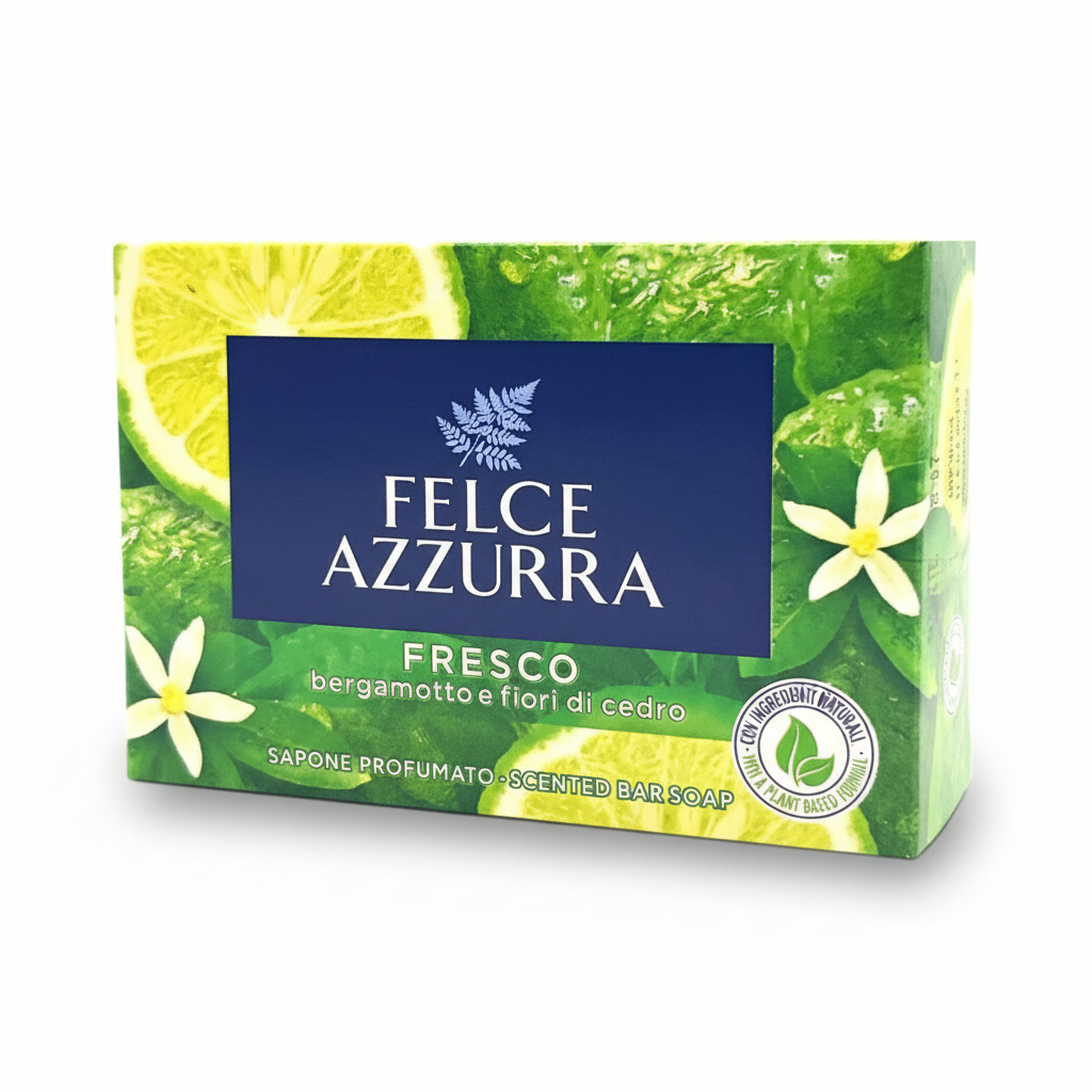 Felce Azzurra Fresco Sapone Profumato sapun sa mirisom bergamota i cvijeta kedra osvježavajući dermatološki testiran (100g)