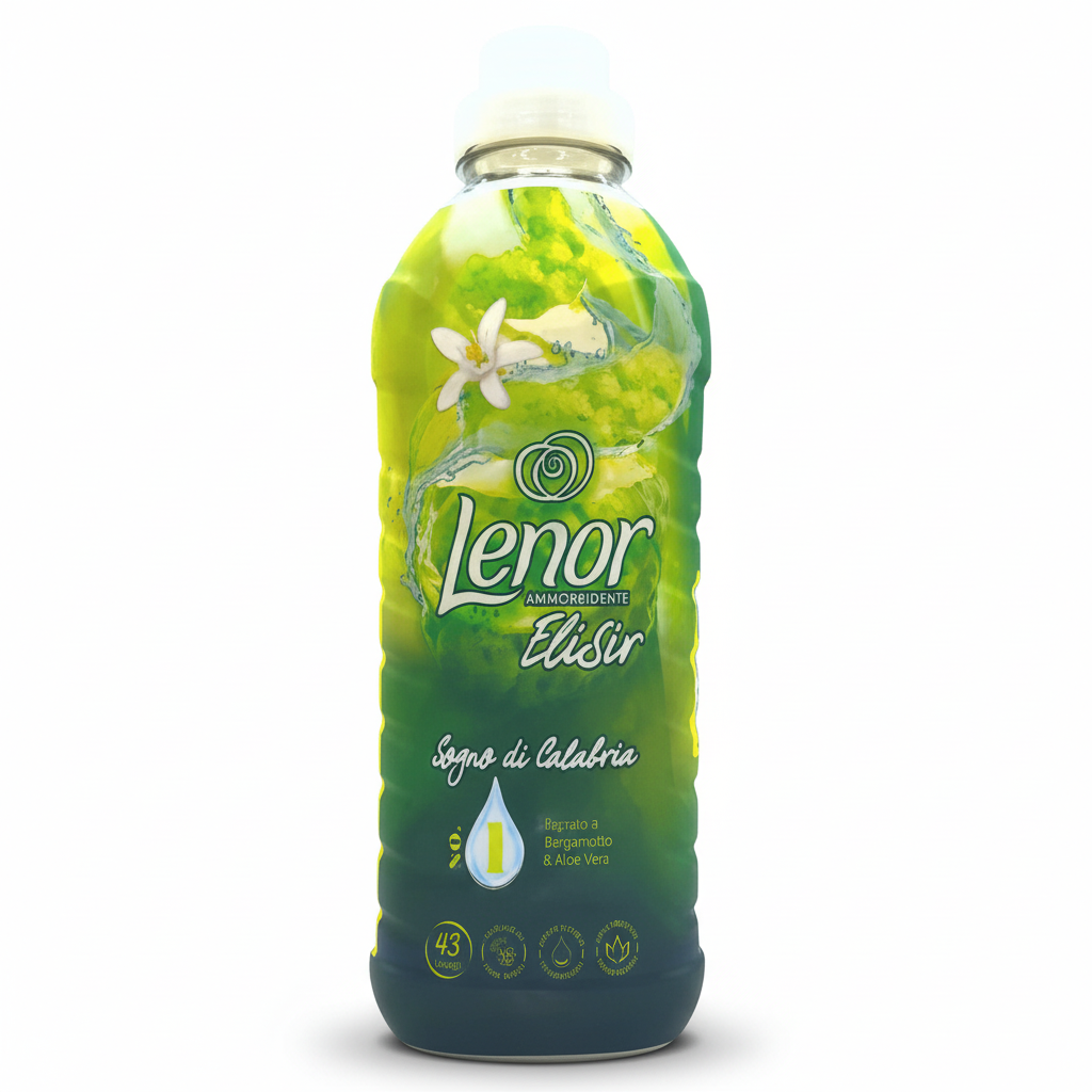 Lenor Ammorbidente Elisir Sogno di Calabria Bergamotto & Aloe Vera No. 1 (43 pranja)