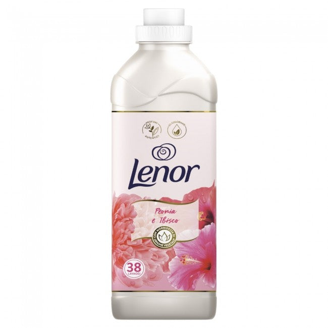 Lenor Ammorbidente Peonia e Ibisco con Ingredienti di Origine Vegetale (38 pranja)