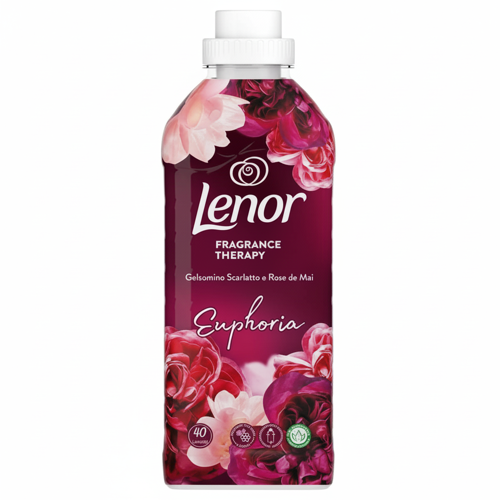 Lenor Ammorbidente Fragrance Therapy Euphoria Gelsomino Scarlatto e Rose de Mai (40 pranja)