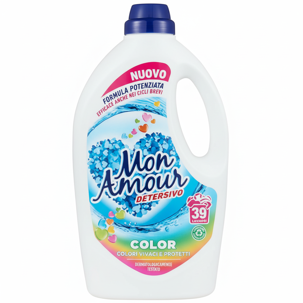 Mon Amour Detersivo Color – Tečni deterdžent za šareni veš (39 pranja)