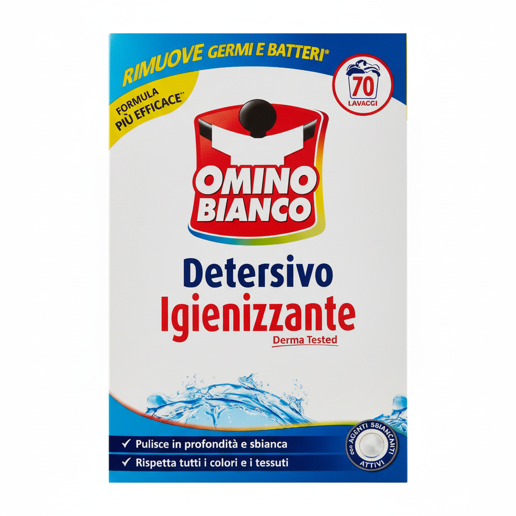 Omino Bianco Detersivo Igienizzante in Polvere (70 pranja)