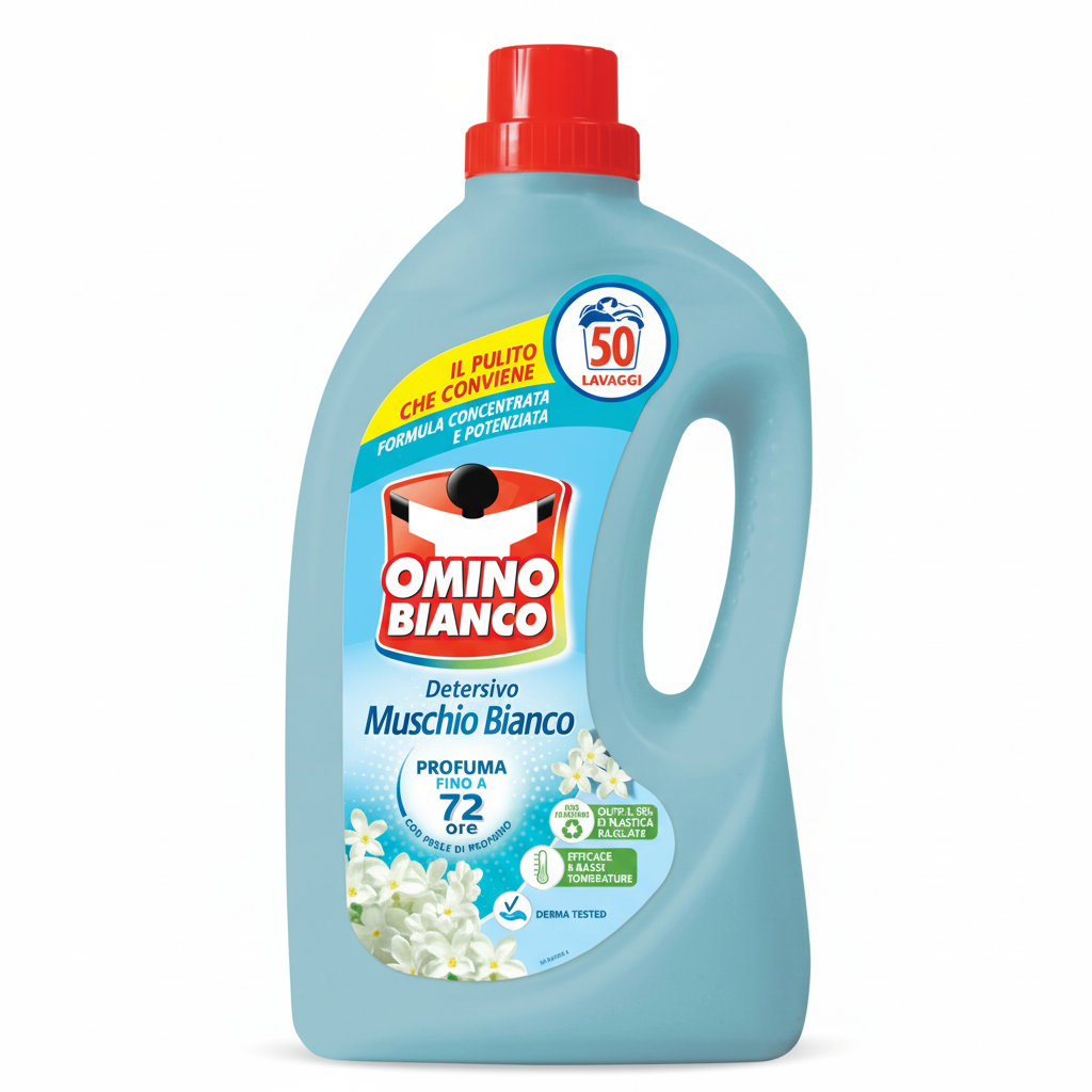 Omino Bianco Muschio Bianco – Tečni deterdžent (50 pranja)