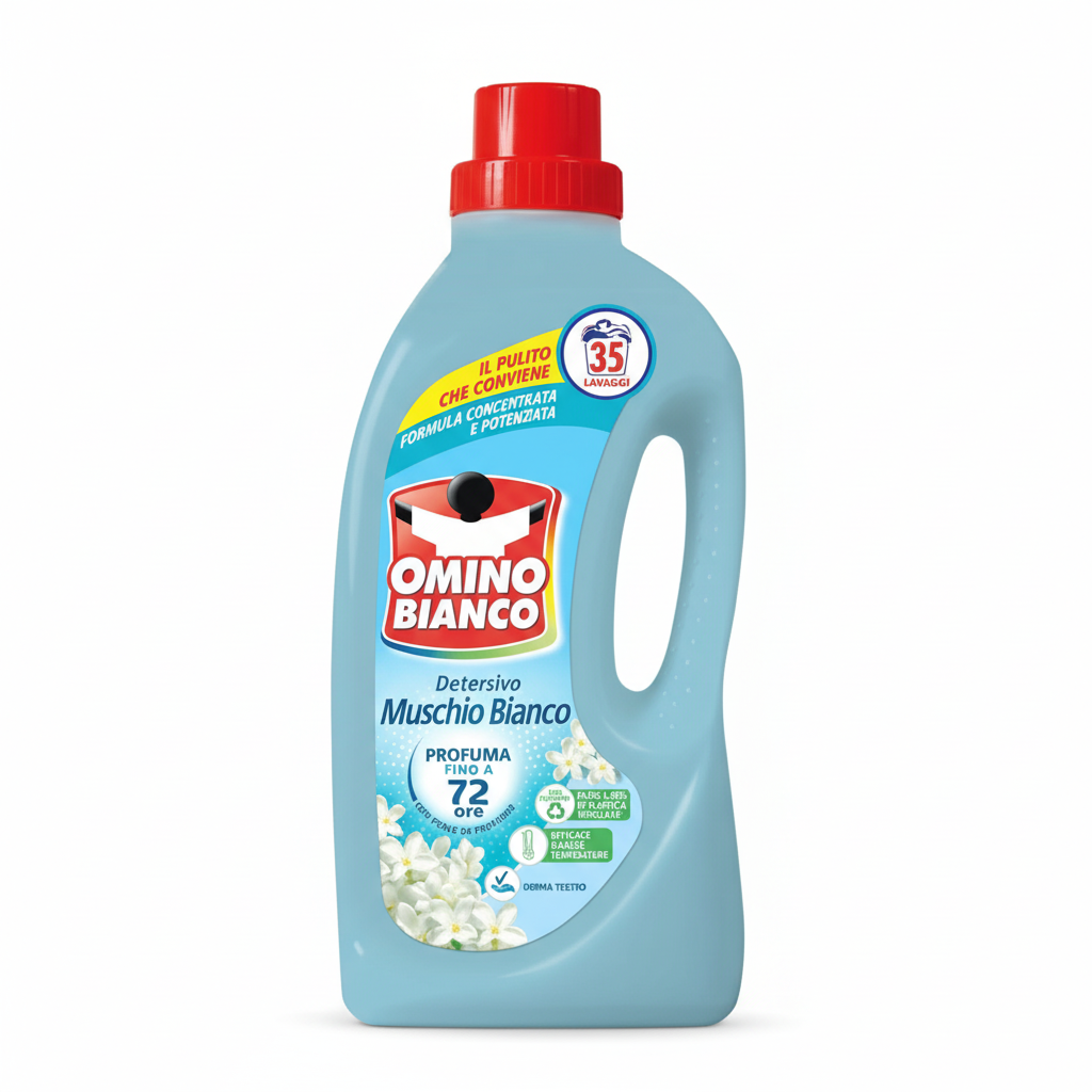 Omino Bianco Muschio Bianco – Tečni deterdžent za veš (35 pranja)