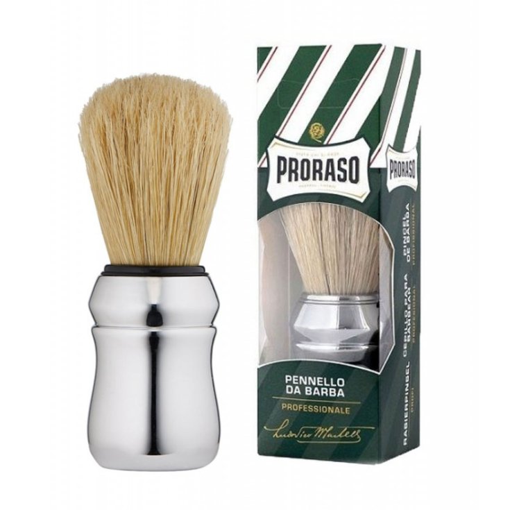 Proraso Pennello da Barba Professionale profesionalna četkica za brijanje prirodne čekinje metalna drška Firenze barber (1 komad)