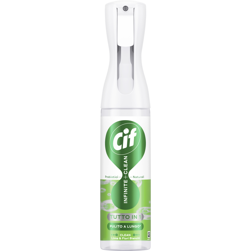 Cif Infinite Clean Lime & Fiori Bianchi je inovativni višenamenski sprej za čišćenje.